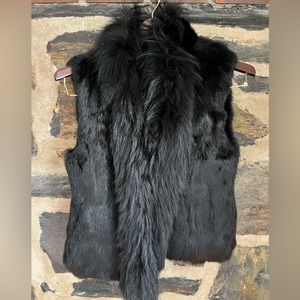 Generation Love Black Fur Vest